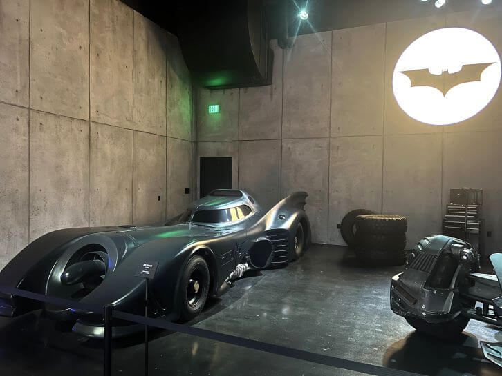 batman car at warner bros studio tour burbank ca