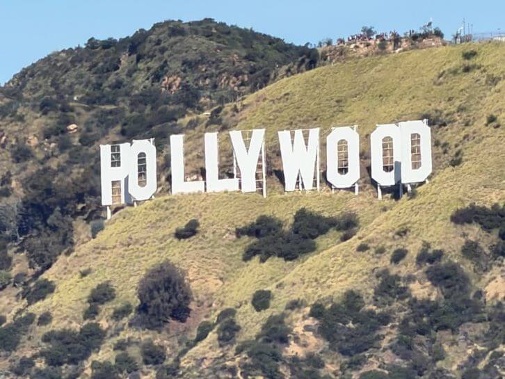 hollywood sign in southern california