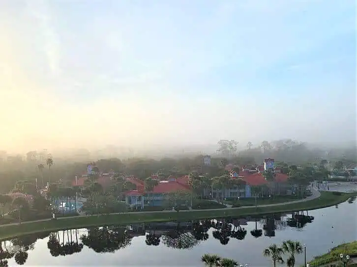 view of caribbean beach resort at disney world