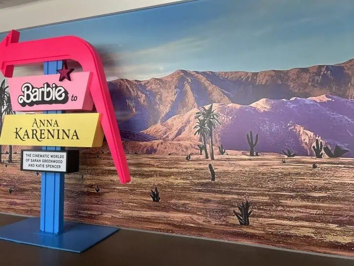 barbie exhibit at the academy museum los angeles