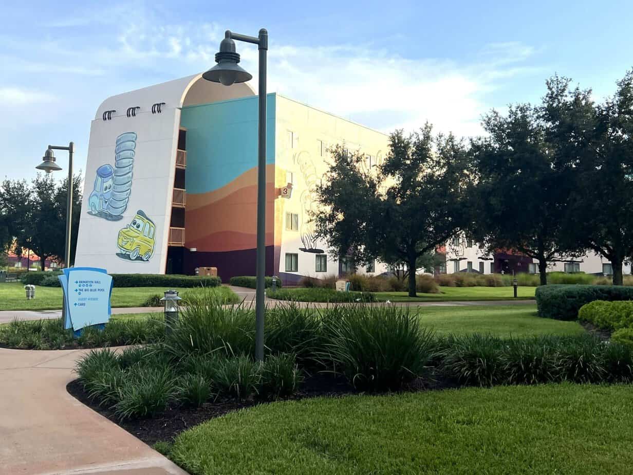 cars area exterior at disneys art of animation resort