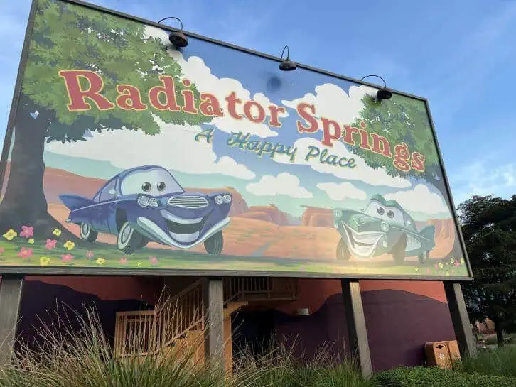 cars sign at art of animation resort