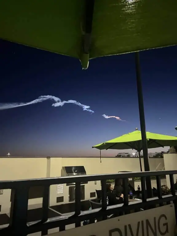 starlink satelite launch from springhill suites