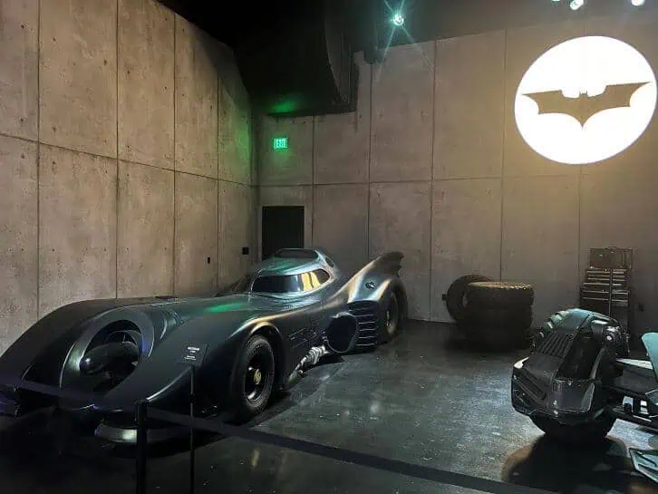 batmobile at warner bros studio tour hollywood