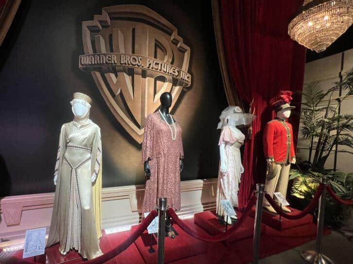 costume display at warner bros studio tour hollywood