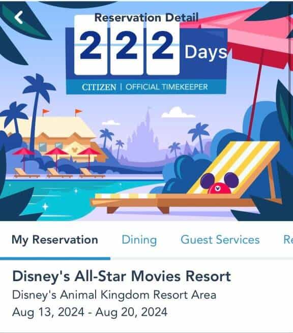 countdown to disney world vacation