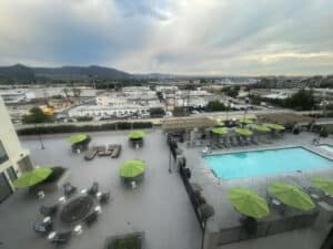 pool view of springhill suites burbank