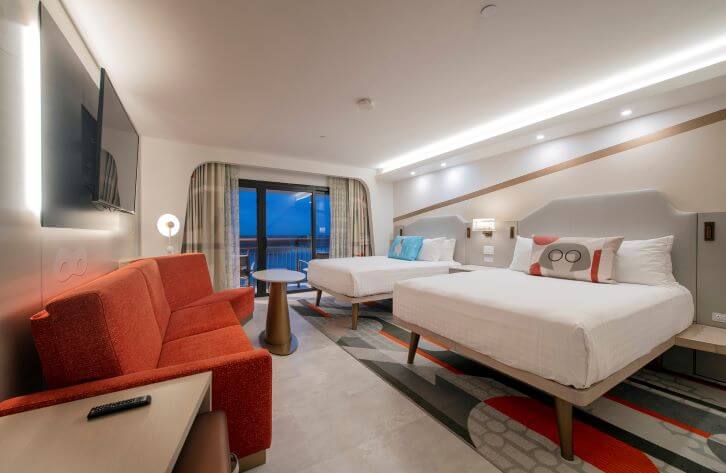 the contemporary rooms at disney world courtesy of walt disney world