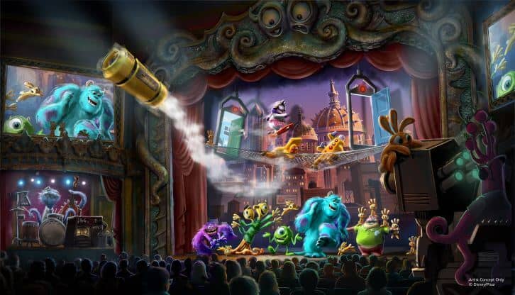 Welcome to Monstropolis at Disney s Hollywood Studios – Theater Concept Art resized