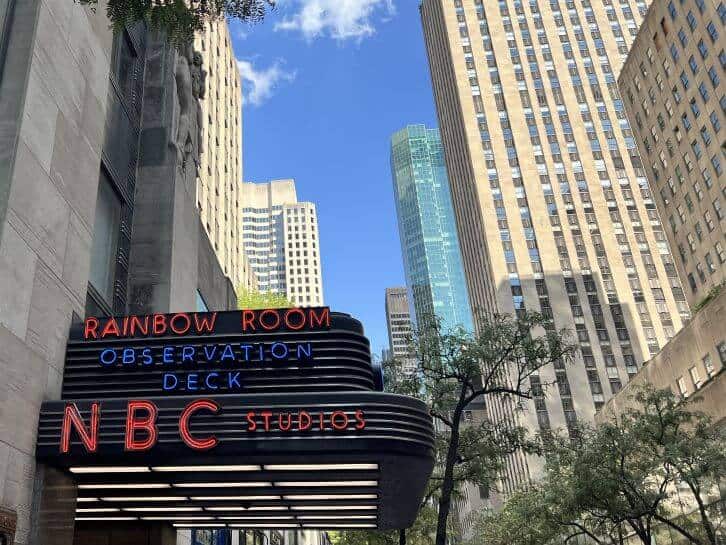exterior nbc studio tour nyc