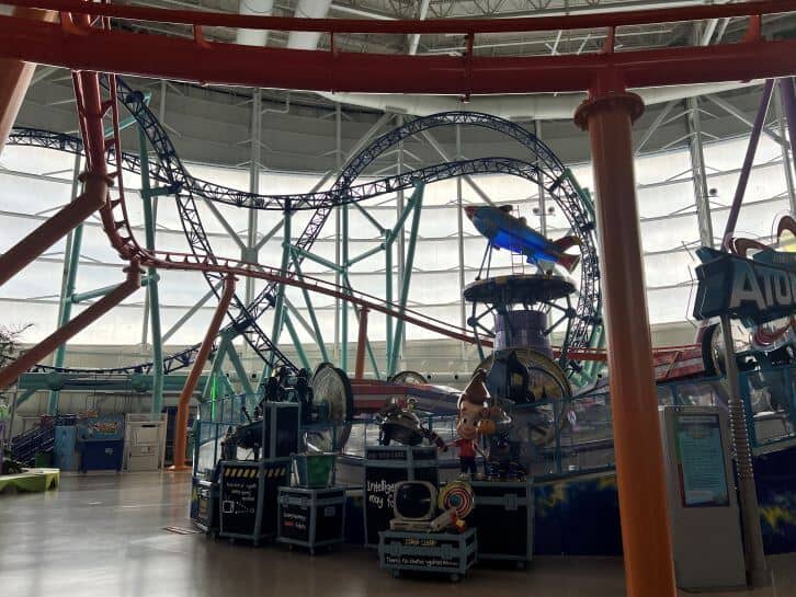 roller coasters at nickelodeon universe american dream mall