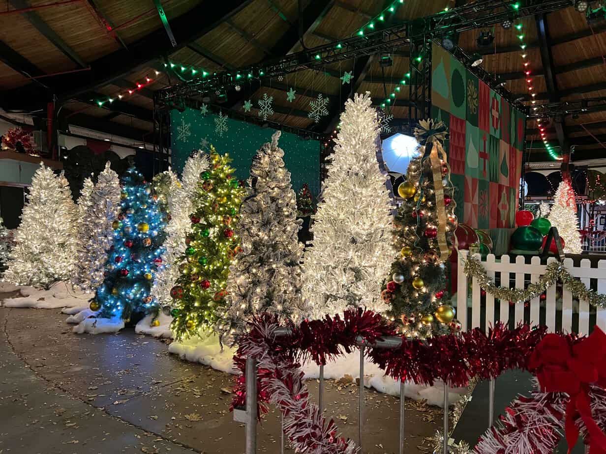 trees at hersheypark christmas