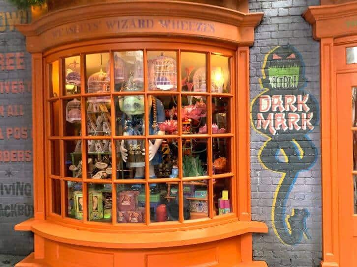 window display at diagon alley harry potter at universal studios florida