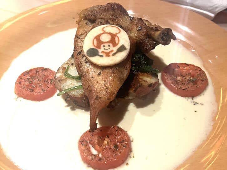 chicken at toadstool cafe