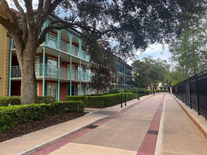 disney port orleans french quarter exterior room buildings