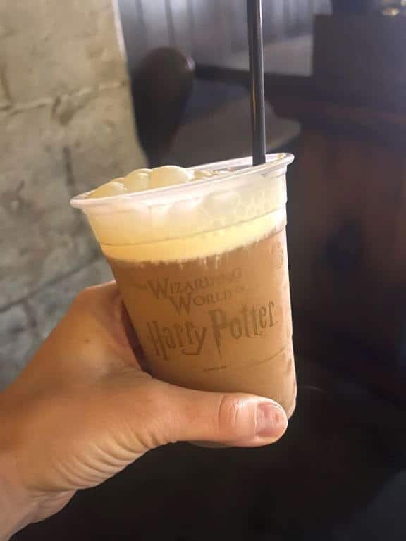 frozen butterbeer from three broomsticks at islands of adventure