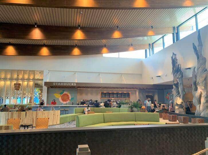 lobby at dockside inn and suites at universal endless summer resort