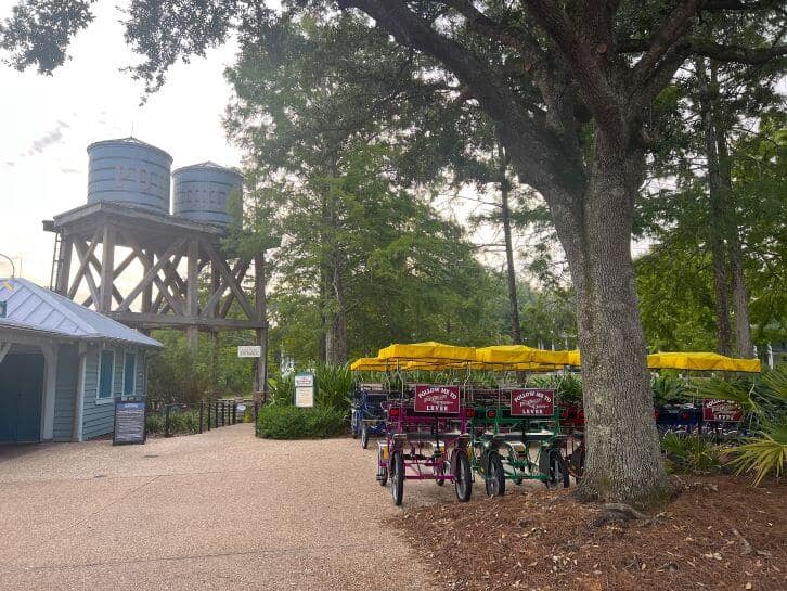 pedal bike rentals at disney port orleans riverside