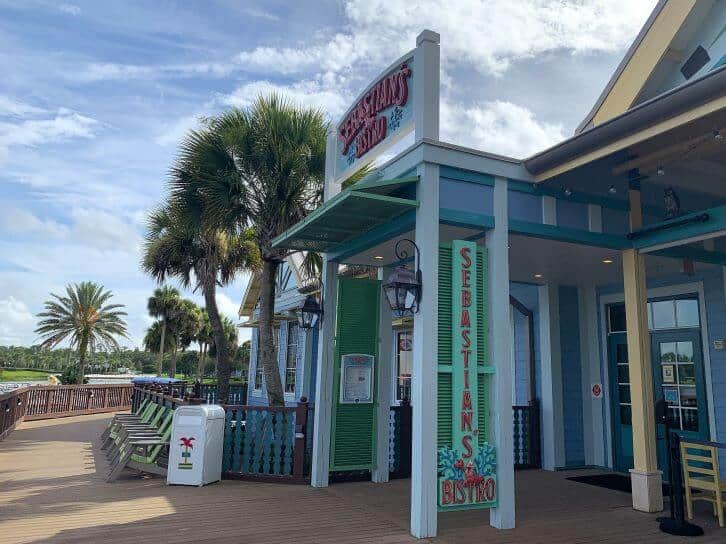 sebastians bistro exterior at disney caribbean beach resort