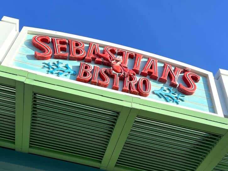 sebastians bistro exterior sign