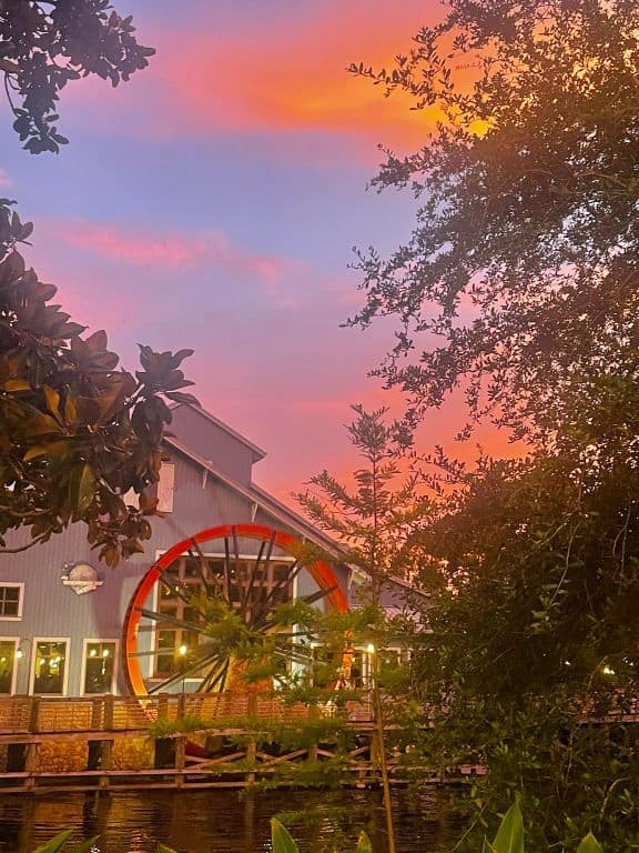 sunset at disneys port orleans resort riverside